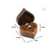thumbnail image 3 of Caja Corazón De Madera Nogal Para Anillos De Boda Compromiso, 3 of 5