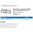 thumbnail image 2 of Head Gasket - Compatible with 2005, 2007 - 2008 GMC Envoy 5.3L V8, 2 of 2