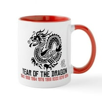 CafePress - Chinese New Year Of The Dragon Mug - 11 oz Ceramic Mug - Novelty Coffee Tea Cup