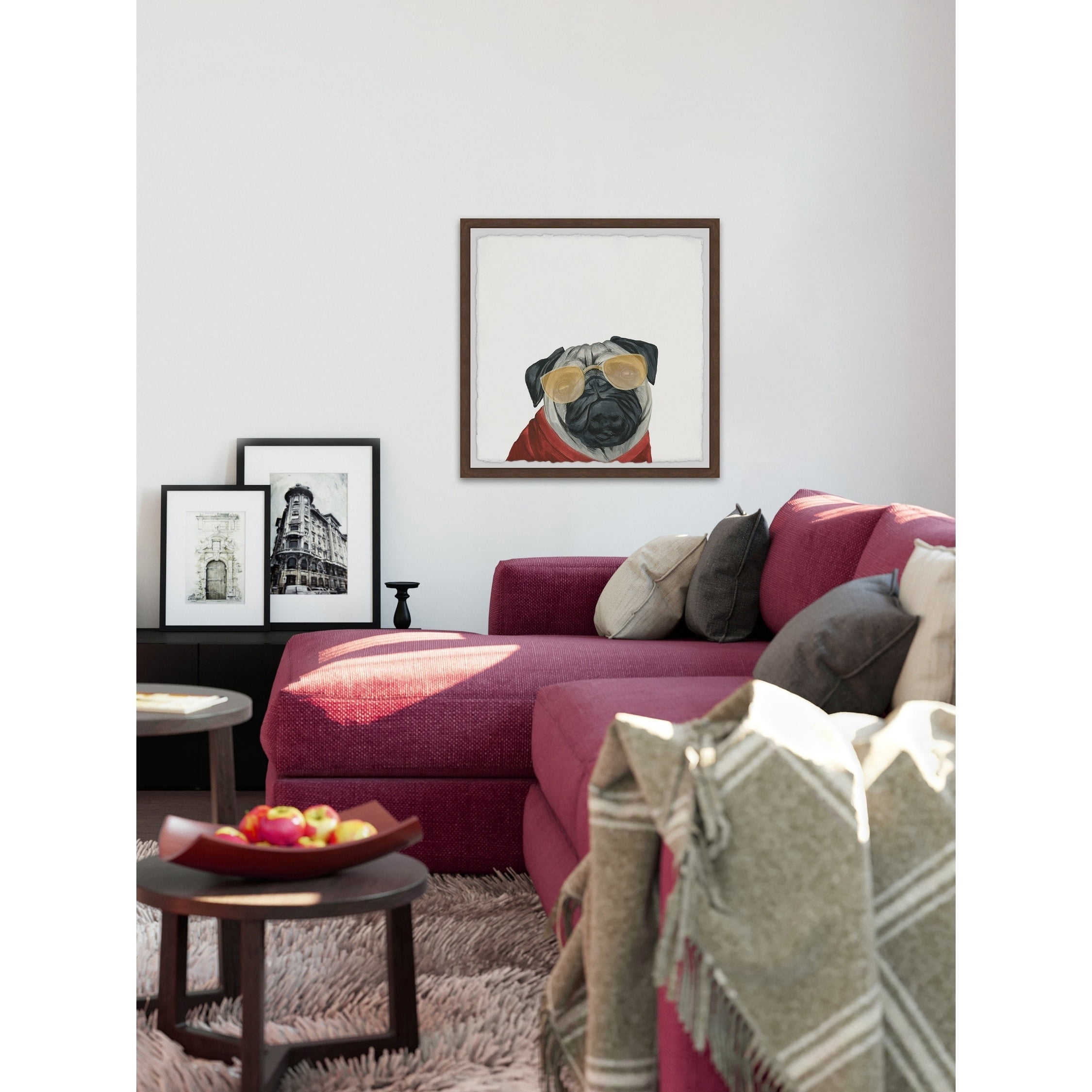 Marmont Hill "Don't Give Me That Look" Framed Painting Art Print