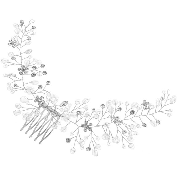 ifundom Wedding Hair Vine with Comb, Decorative Zinc Alloy Accessory for Women, 1 Piece