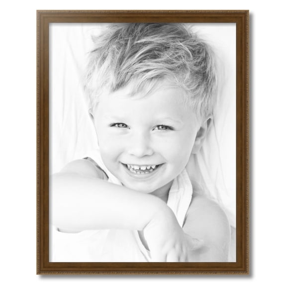 ArtToFrames 22" x 28" Muted Gold Picture Frame, 22x28 inch Gold Wood Poster Frame (WOM-4624), 1 Pack