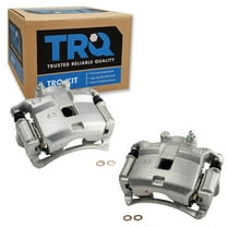 TRQ Front Brake Caliper Set Compatible with 2000-2006 Nissan Sentra
