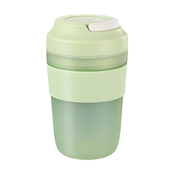 Exprimidor de frutas eléctrico 400ml Extractor de jugo portátil de mano JuicerCup (Verde) Ehuebsd Libre de BPA