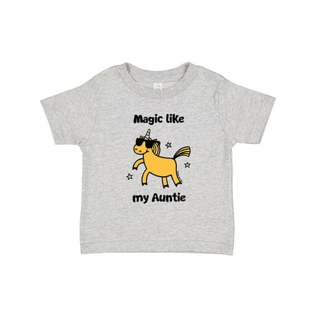 

Inktastic Unicorn Magic Like Auntie Gift Toddler Boy or Toddler Girl T-Shirt