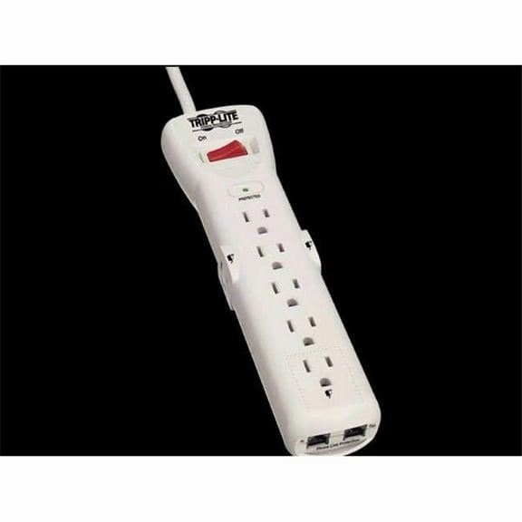TRIPP LITE Protect It Surge Suppressor  Protect It Surge Suppressor - White - 12ft cord