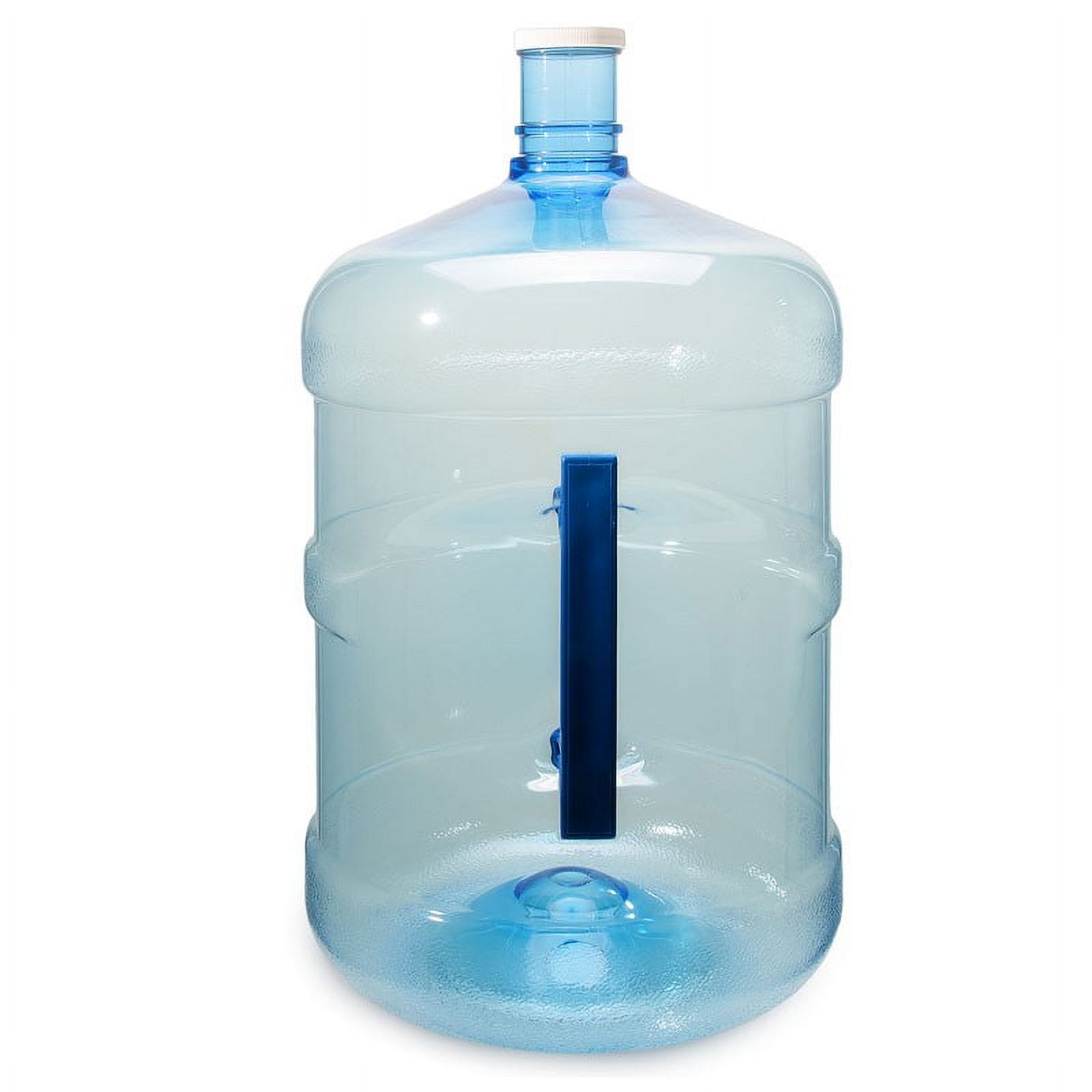 5 Gallon BPA FREE PET Plastic Reusable Water Bottle Container Jug (Made in USA)