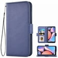 thumbnail image 1 of Samsung Galaxy A10S Case, Cell Phone Leather Sleeve PU Leather Cover Wallet Cell Phone Case Cover Compatible for Samsung Galaxy A10S Leather Case - Blue, 1 of 7