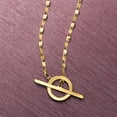 thumbnail image 3 of Pure Collection by Ross-Simons Italian 14kt Yellow Gold Lumachina Toggle Clasp Necklace, Women's, Adult, 3 of 6