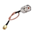 thumbnail image 2 of RF Coax SMA Male to UHF SO-fa239 Female + SMA Male to UHF Female SO239 Adapter, 2 of 2