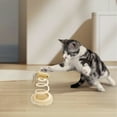 thumbnail image 4 of CQCYD under $5 Interactive Cat Toy, Spring Spiral Toy with Feathers Scratch Board Pet Toys, Indoor Portable Toy for All Breed Sizes, 4 of 6