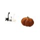 thumbnail image 5 of Estatua de alce y ciervo,Estatua de jirafa de cerámica,adorno moderno para decoración del hogar,Almohadas de calabaza de Halloween,Almohadas de calabaza de Halloween Decoración del hogar, 5 of 8