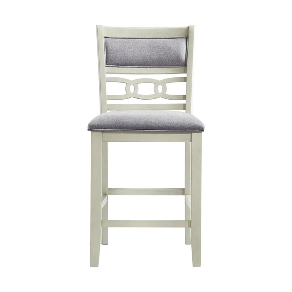 Picket House Furnishings Taylor Counter Height Side Chair Set in Bisque