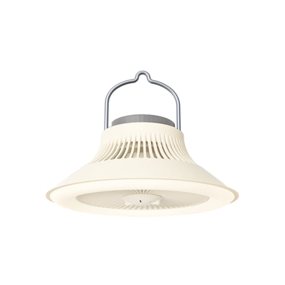 Outdoor Portable Ceiling Fan with Light, Dimmable LED, Aromatherapy, USB Rechargeable, Multi-Function Camping & Home Fan Light