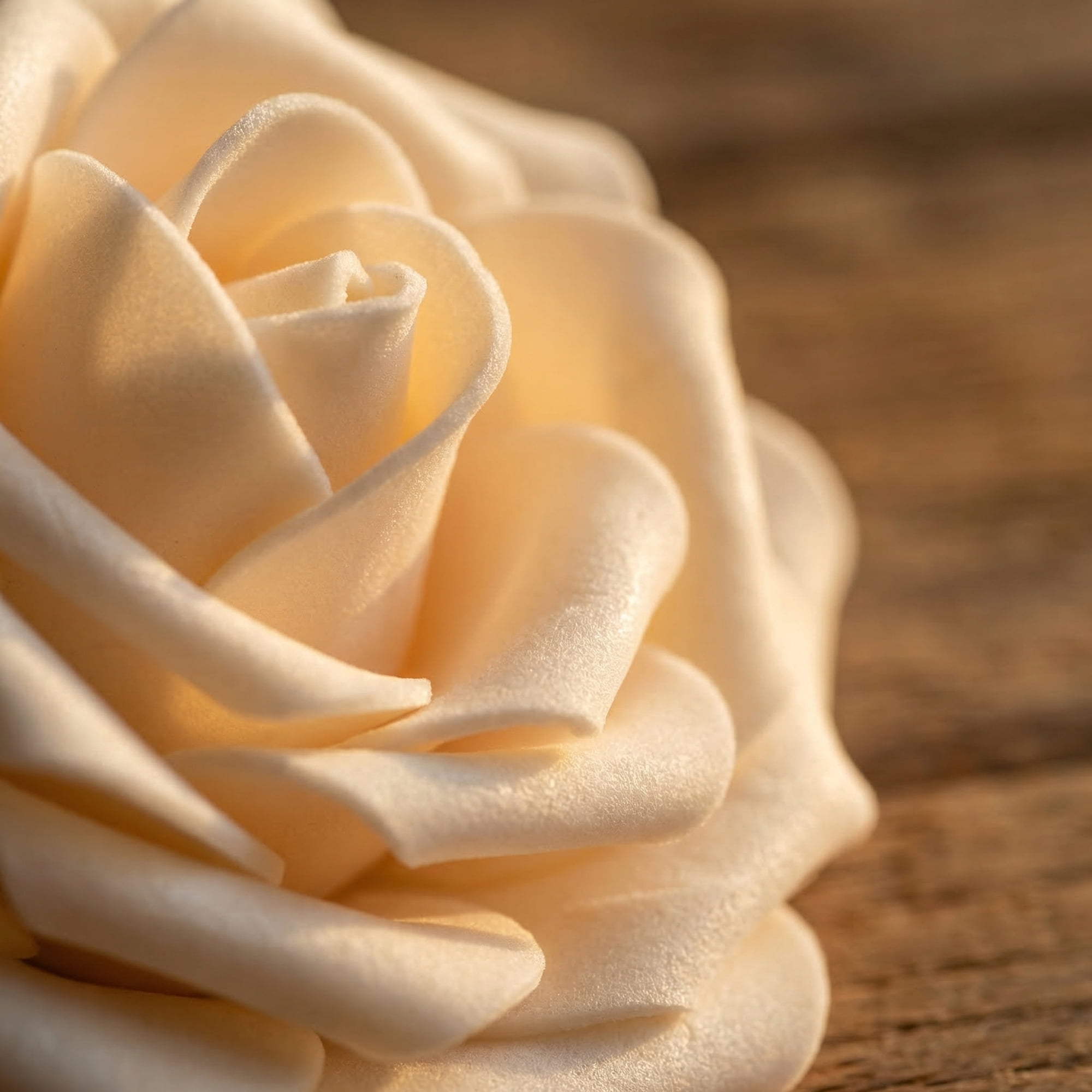 Unique Bargains Artificial Detachable Rose Silk Flower Champagne 7.1"