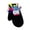 Black, variant on Cadancy Christmas Mittens for Women Funny Knitted Cold Weather Warm One Finger Stretch Cuffs Gloves Xmas Party Cute Comfy Fleece Winter Gloves Gifts