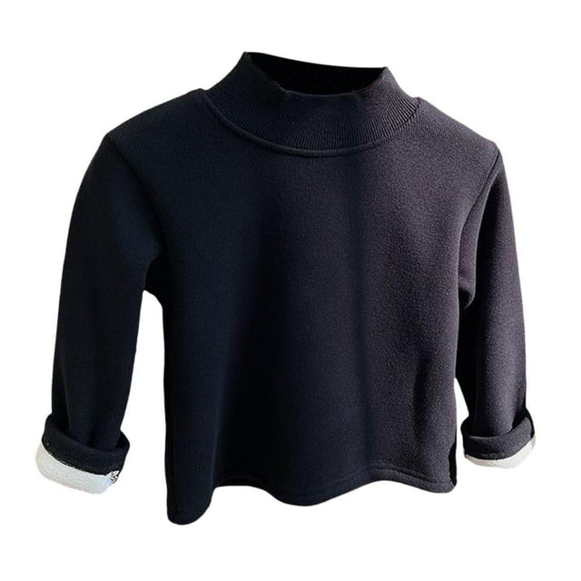 Hauts pour Garçons, Chandail à Col Rond à Manches Longues pour Tout-Petits, Chandail Chaud Automne Hiver pour Enfants