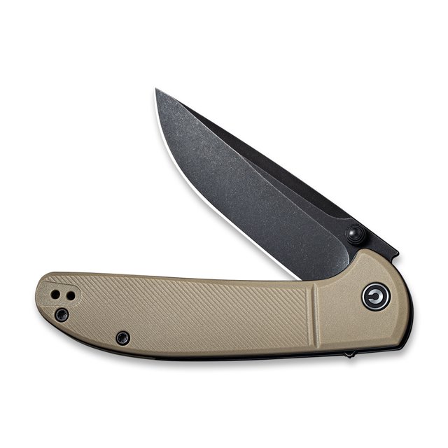 Civivi Knives Badlands Vagabond Liner Lock C2019A Black 9Cr18MoV Steel Tan FRN Cuchillo
