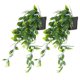 thumbnail image 1 of 2 plantas artificiales colgantes, realistas, para uso en interiores y exteriores, decoración de bonsái falso., 1 of 6