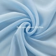 thumbnail image 6 of 1 Pack 10Ft Chiffon Table Runner, 27.5 x118 Inches Sheer Chiffon Table Runner Romantic Boho Rustic Wedding Table Runner for Birthday Party Decor Bridal Baby Shower Table Decoration, Light Blue, 6 of 7