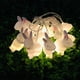 thumbnail image 1 of Xihbxyly Guirnalda de Luces Led de Conejito de Pascua, 1,5 M de Largo, 10 Luces Led, Ideal para Decorar Fiestas, Bodas o Bares, de Plástico, Multicolor, Ideal para Crear Un Ambiente Festivo., 1 of 3