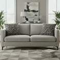 thumbnail image 2 of Michael Amini Explorer Simba 22" Square Throw Pillow - Charcoal in Set of 2, 2 of 5