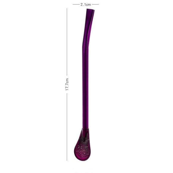 Aligament Straw Stainless Steel Drinking Tea Yerba Mate Straw Gourd Bombilla Filter Spoon