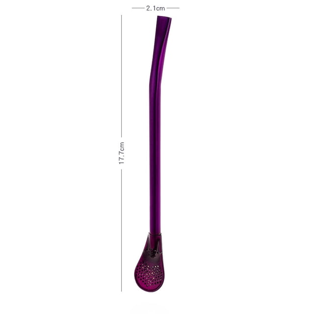 Aligament Straw Stainless Steel Drinking Tea Yerba Mate Straw Gourd Bombilla Filter Spoon