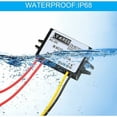 thumbnail image 4 of Convertidor de fuente de alimentación CA-CC Convertidor de voltaje reducido CA 12 V (10-28 V) a CC 12 V, módulo convertidor reductor a prueba de agua IP68, regulador de voltaje, motor, 5 A, 4 of 5