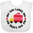 thumbnail image 3 of Inktastic My Gigi Loves Me Boys or Girls Baby Bib, 3 of 4