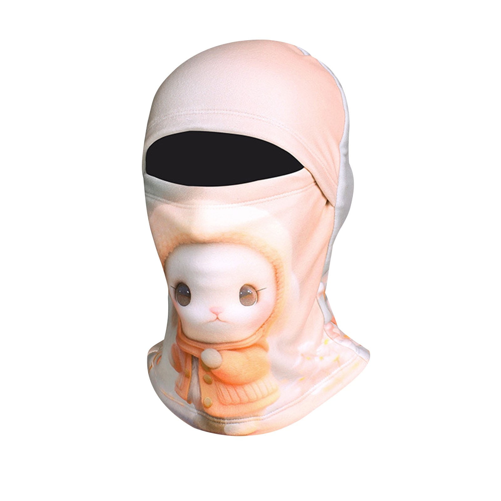 Penkiiy Winter Children's Cycling Face Mask Cold And Windproof Outdoor Bicycle And Motorcycle Protection Skiing Face Mask Watermelon Red