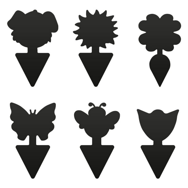 Toystoory 60 unids/set de papel para moscas para plantas de interior, hermosos diseños para un Control eficaz de plagas, resistente al agua Jardín y Patio