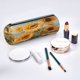 thumbnail image 2 of Disketp Sunflower Field Art Estuche Organizador de Lápices de Cuero, Estuche de Oficina con Cremallera para Bolígrafo y Lápiz, 2 of 6