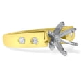 thumbnail image 2 of Pompeii Diamond Semi Mount Cathedral Engagement Ring 14K Setting (H,I1), 2 of 3