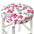 thumbnail image 6 of Goofa Watercolor Flowers Printed Stool Covers Round, Waterproof Round Bar Stool Covers Anti-Slip Round Bar Stool Seat Cover with Elastic Bands Durable -12 inch, 6 of 7
