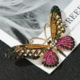 thumbnail image 5 of 4pcs Butterfly Animal Crystal Rhinestone Brooch Pins Women Jewelry Gift Bouquet Pin, 5 of 6