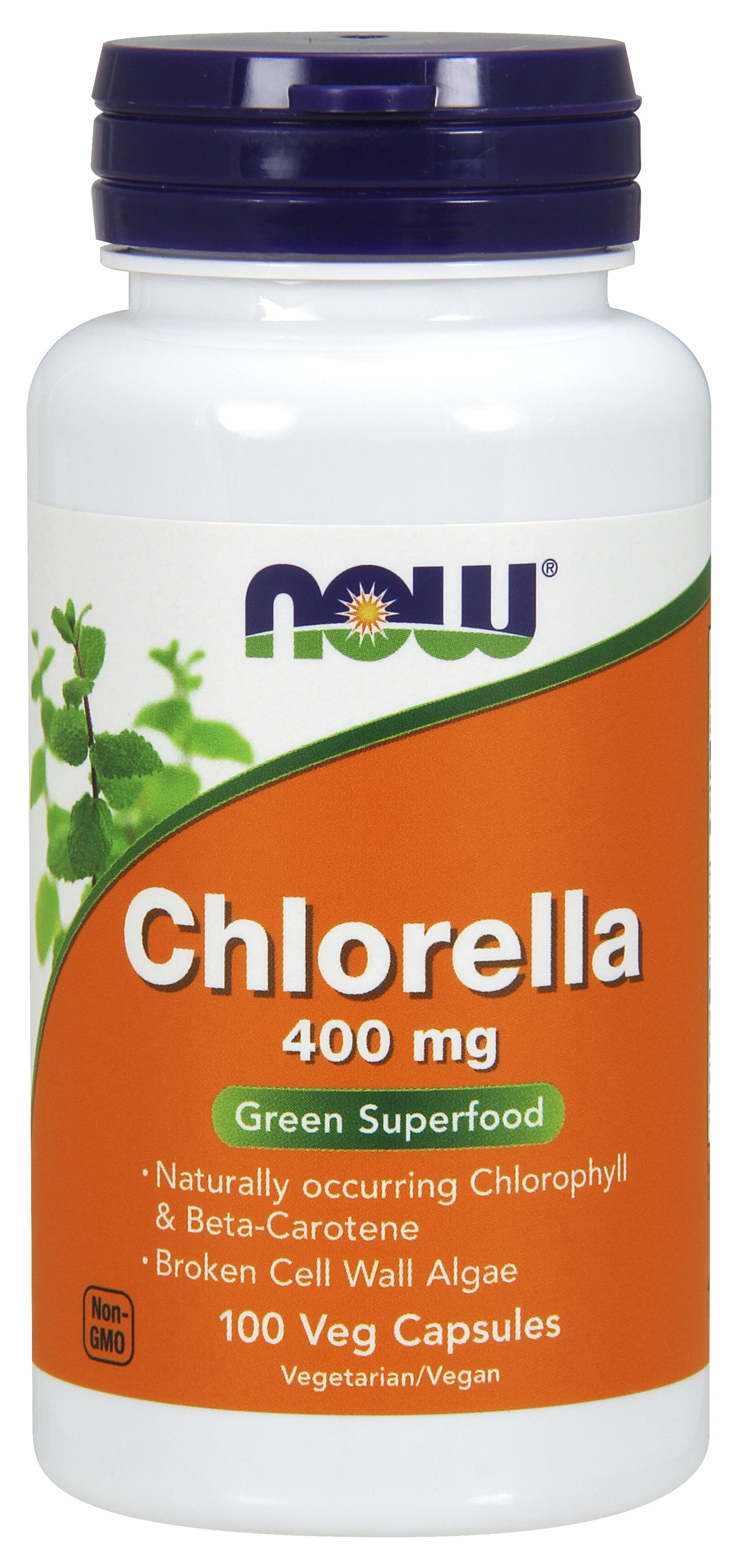 NOW Supplements, Chlorella 400 mg with naturally occurring Chlorophyll