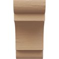 thumbnail image 2 of 8"W x 8"D x 16"H Wide New Brighton Rough Cedar Woodgrain TimberThane Corbel, Primed Tan, 2 of 6
