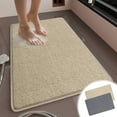 thumbnail image 1 of Bowayaoa Non Slipping Bathroom Mat Absorbent Floor Mat for Entrance, Soft Non Slip Carpet for Bedroom, Washable Polyester Rug with Beautiful Pattern, 1 of 7