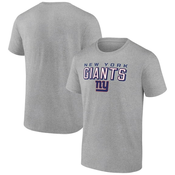 Men's Heather Gray New York Giants Swagger T-Shirt