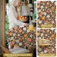 thumbnail image 5 of Pioneer Flower Floral Print Pattern Round Tablecloth 60 X 60 Inch, Wrinkle Resistant Wipeable Table Cloth for Kitchen Dining Picnic Patio Party, 5 of 6