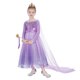 thumbnail image 4 of Vestido de Elsa con lentejuelas para niñas, disfraz de Anna, púrpura, fiesta de cumpleaños y Navidad, princesa JYF, 4 of 5