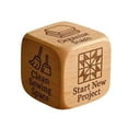thumbnail image 3 of Quilter’s Dice, Handmade Wooden Quilting Decision Dice with 6 Engraved Sewing Tasks, Fun Gift for Quilters, Sewists & Craft Lovers to Add Excitement to Sewing Routine(5Pcs), 3 of 9