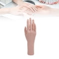 thumbnail image 1 of Realistic Silicone Female Hand Model prosthetic Hand, Flexible Finger Bendable Acrylic Nail Mannequin Hand for Nail Practice Training, Showing Jewelry, , Photography Props, 1 of 7