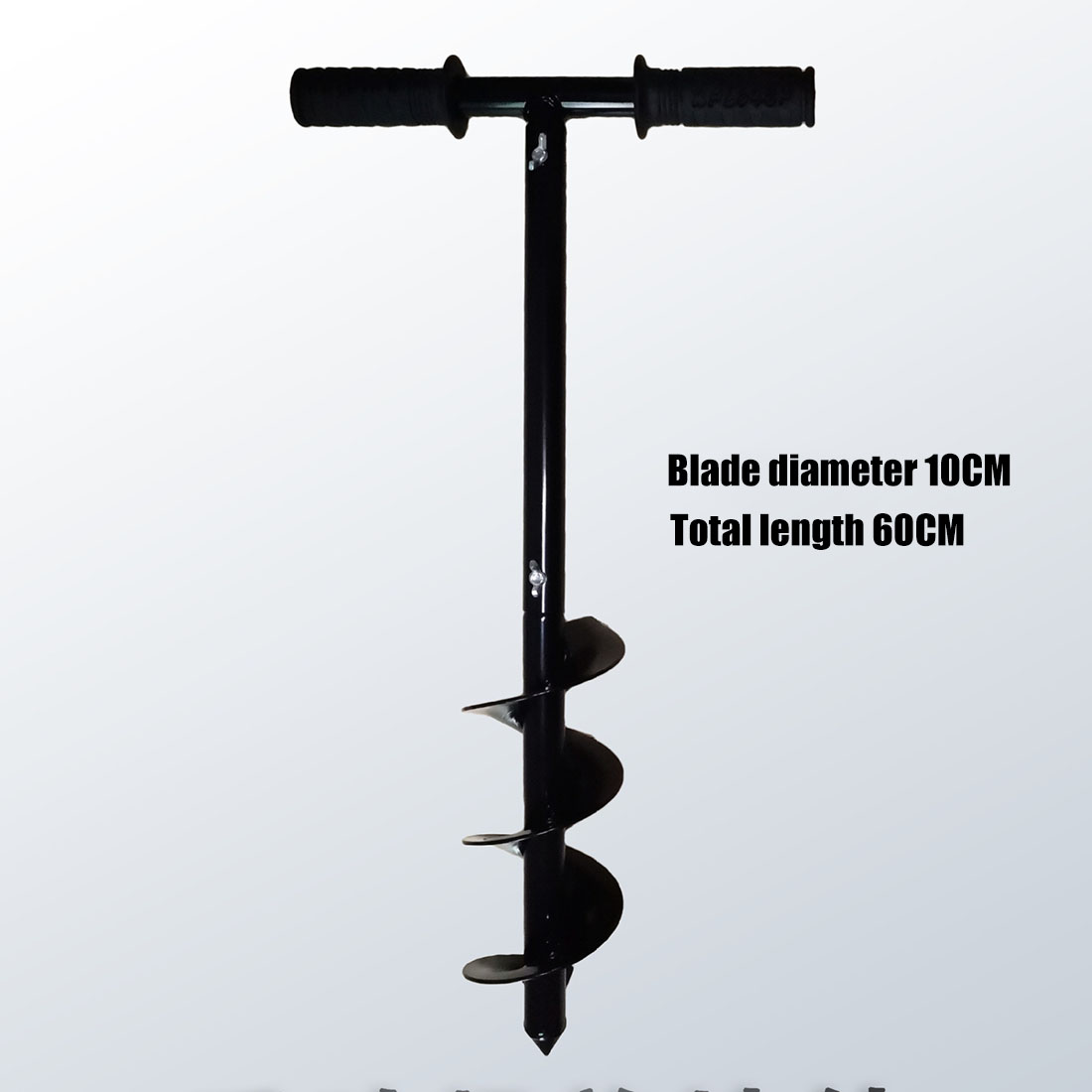 Ground Drill 60*10cm Steel Hand Manual Post Hole Digger with Handle