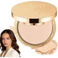 thumbnail image 1 of EGNMCR Waterproof Setting Matte Powder Compact Matte Oil Control Foundations Powder Long Lasting Coverage Face Concealer Shine Fine Lines 10g a Powders, 1 of 5