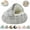 Coffee, variant on Cozy Cocoon Pet Bed for Dogs, Covered Dog Bed with Hood, Plush Cave-Style Pet Bed for Medium Dogs, Soft and Warm Design