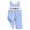 C-Blue87, variant on DHFJKG Infant Toddler Overalls Sleeveless Cartoon Embroidery Plaid Pants For 0-18 Months Boys Girls Cute Bib Overall