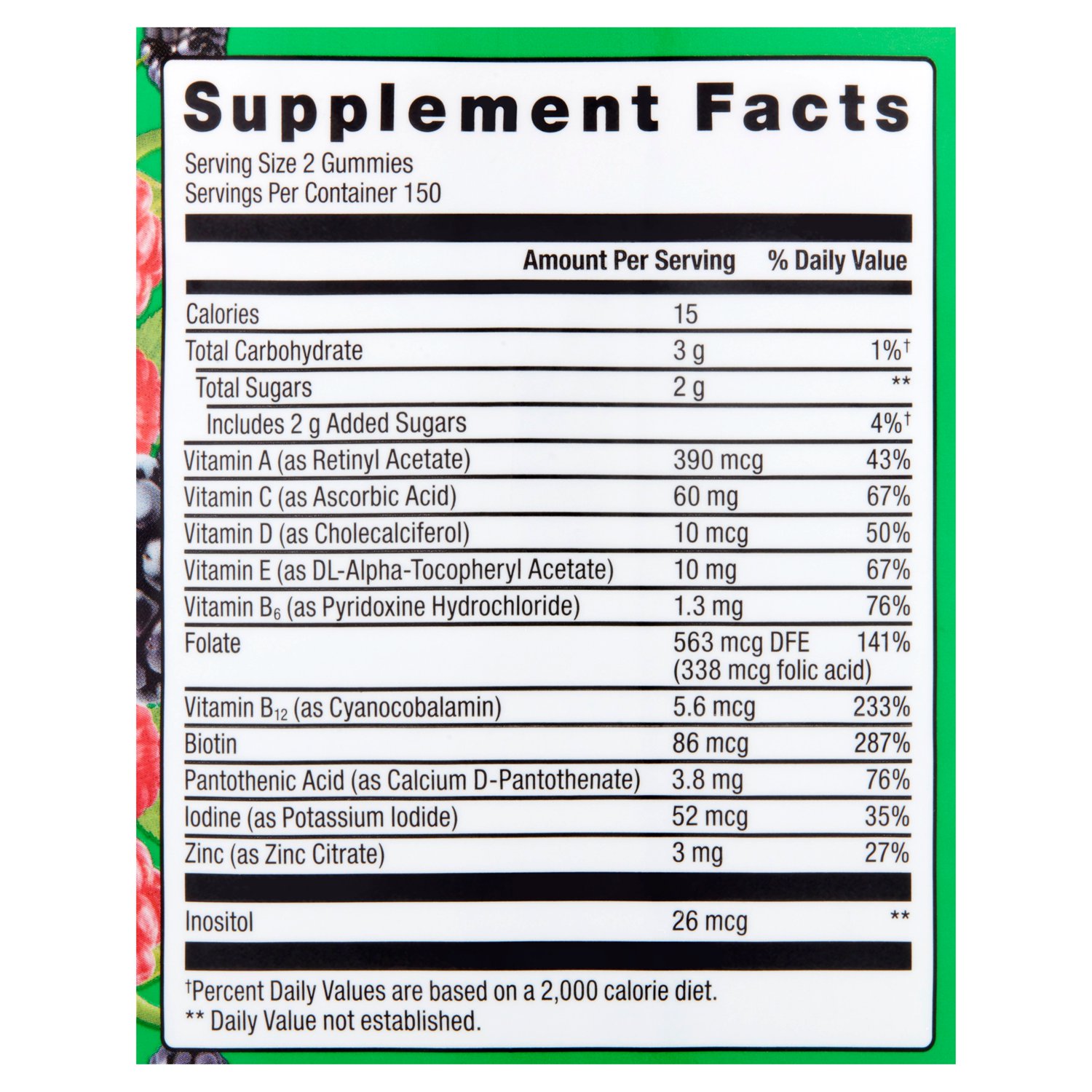 Equate Adult Multivitamin Gummies 300 Count photo 3