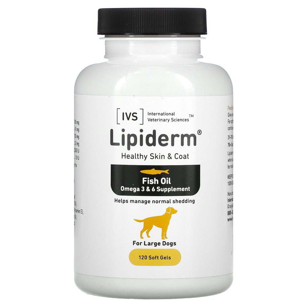 International Veterinary Sciences Lipiderm, Healthy Skin & Coat, For